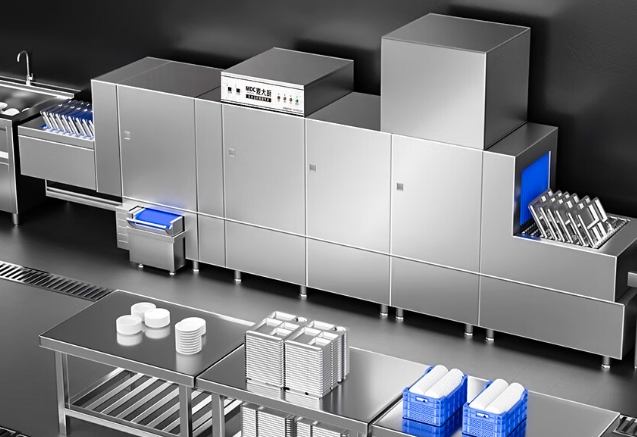 长龙洗碗机：重塑餐饮清洁标准，高效赋能酒店食堂连锁业