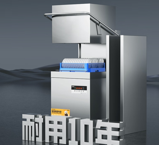 麦大厨揭盖洗碗机：一键启动，轻松享受餐后