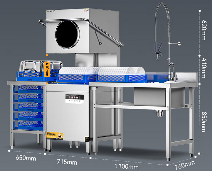 餐饮业清洁神器!麦大厨大型刷碗机,让清洁工作更简单